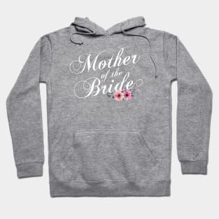 Simple and Elegant Mother of the Bride Floral Calligraphy Hoodie